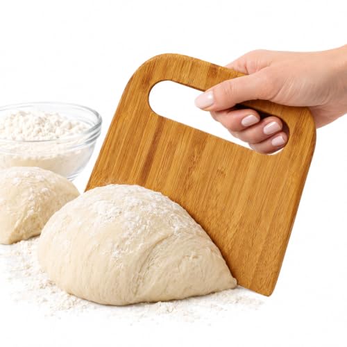 Mrs. Anderson's Baking Bench Dough Scraper, Bamboo - style: Dough Scraper, Bamboo