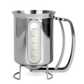 32oz 900ml Stainless Steel Pancake Batter Dispenser with Handle, Scale