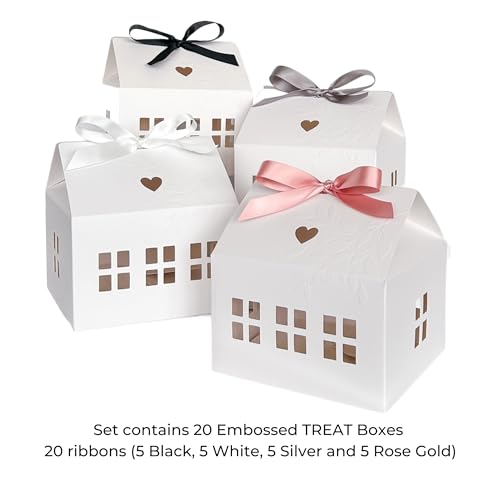 Karentology Signature Classic House-Shaped Cookie Gift Boxes, 20 Pack