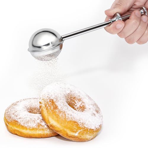 Flour Baking Sifter, Flour Sieve Bakers Dusting Wand