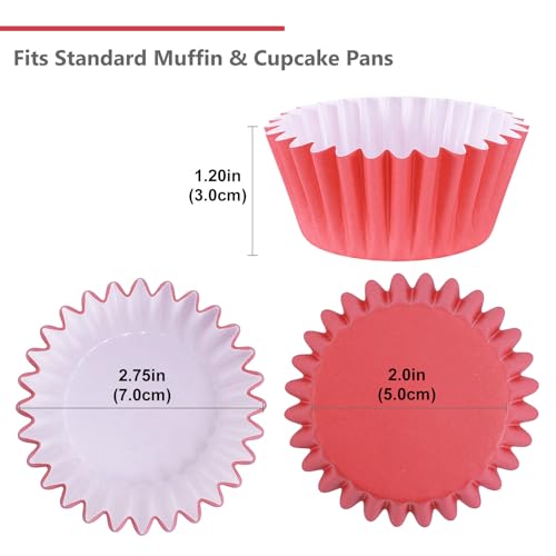 Caperci Heavy Duty Multicolor Cupcake Liners Standard Baking Cups 150pcs - color: Multicolor