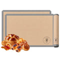 Silicone Baking Mats - Full Size Baking Sheet Liners, Pack of 2, Gray - color: Gray, size: Full Size Baking Mat Pack Of 2