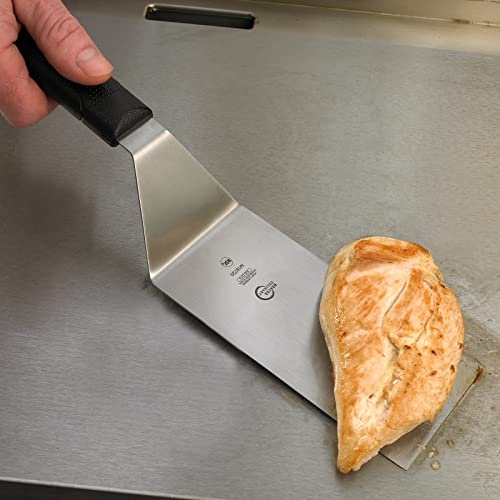 Mercer Culinary Millennia Turner/Spatula, 6 Inch x 3 Inch Blade, Black Handle - color: Black, size: 6 x 3-Inch Turner/Spatula