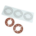 Lace Mold for Sugarcraft, Window Pattern Chocolate Molds, Buttercream, Fondant, Gum Paste, Polymer Clay, and DIY Cake Decorating Tools (B_ Window Pattern) - size: B_ Window Pattern