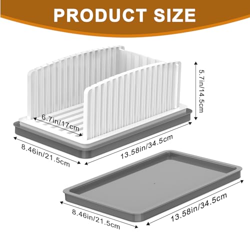 Kiss Core New Upgrade Bread Slicer for Homemade Bread with Adjustable Width - style: Bread Slicer