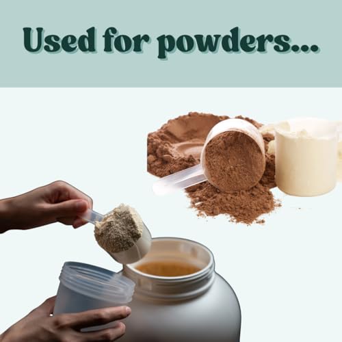 2 Tablespoon (1 Oz. | 6 Tsp | 29.6 mL) Short Handle Plastic Measuring Spoon for Coffee, Protein Powder, Spices, Grains, Dry Goods – Food-Grade BPA-Free (Pack of 1) - size: 29.6 mL | 2 Tablespoon | 1 Oz.