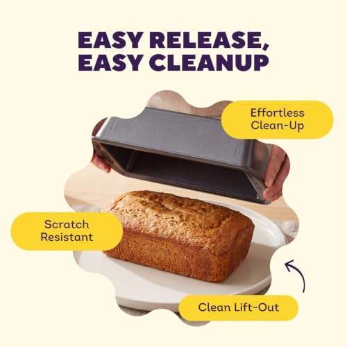 Wilton Platinum Non-Stick Loaf Pan, Made Without PFAS, 9 x 5 in - size: 9 x 5 Loaf Pan