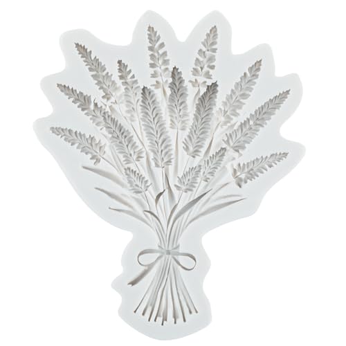 Flower Silicone Mold Poppy Lavender Peony Fondant Molds Set of 4 - color: Style B