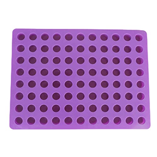 88-Cavities Mini Cylinder Silicone Mold Small Ice Mold Tray Round Silicone Candy Molds for Ice Cube Cake Decoration Chocolate Mold Jelly Candy Mold for Candy Chocolate Gummy Baking