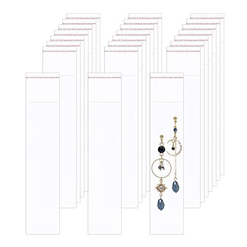 2" x 8" Cello Bags 100pcs Long Resealable Cellophane Bags OPP Self Adhesive Bags 1 Mil for Pretzel Bakery Cookies Candies Jewelry Crafts Candles Party (8 Sizes to Choose from) - color: Clear, size: 2x8 Inch (Pack of 100)