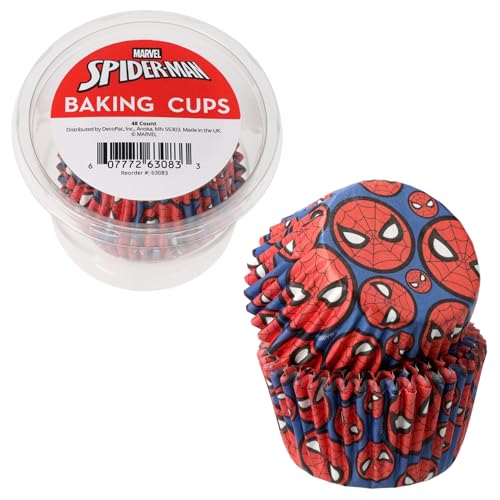 MARVEL's Spider-Man™ Baking Cups | 48 Pack Cupcake Liners