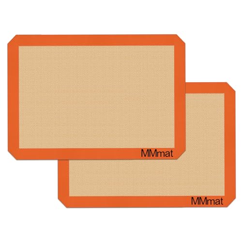 Best German Silicone Baking Mat - 2 Medium-Sheet Size - color: Standard Baking Mat, size: Medium Sheet (Set of 2)