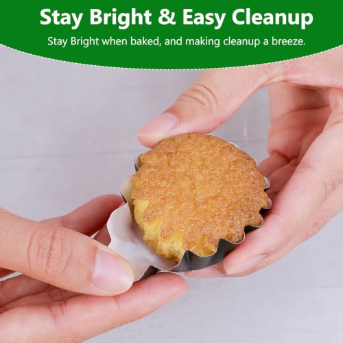 Caperci Heavy Duty Black Mini Cupcake Liners Small Muffin Baking Cup 200pcs - color: Black
