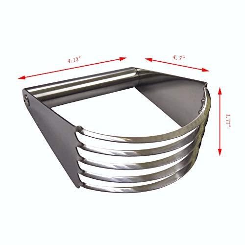 FixtureDisplays® Stainless Steel Pastry Blender Dough Cutter Flour Mixer - Pasta Pie Crust Cake 15015