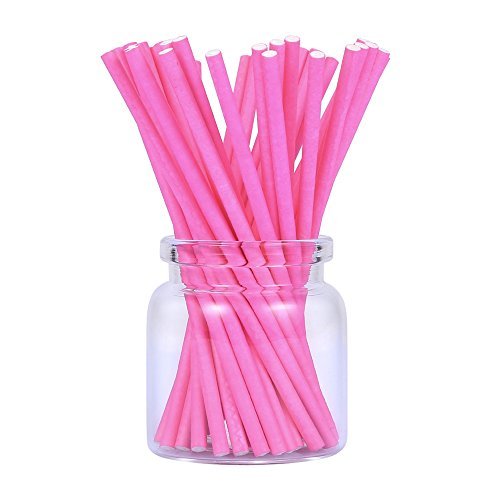 BakeBaking Colored Cake Pop & Lollipop Sticks 4 in, 7 Colors, 210 Count