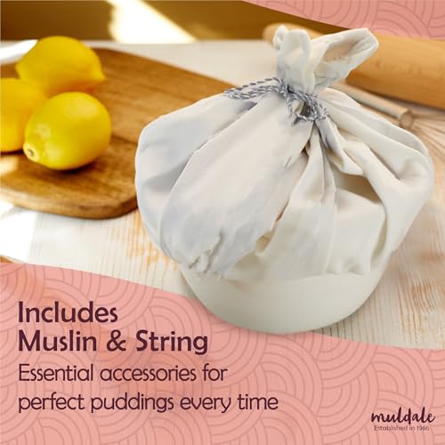Ceramic 1 Liter Pudding Mold - Christmas Pudding Basin for Steaming - size: 1 qt