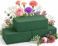 Prashent 3Pcs Floral Foam Blocks,Green Wet Dry Flower Foam Plant Foam for Fresh & Artificial Flower Arrangements DIY Craft 5.5”L x 3.1”W x 1.7”H - color: 3PCS-Blocks
