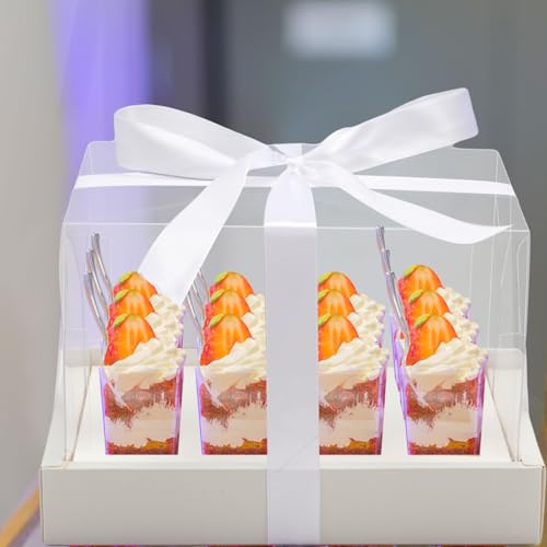 10 Pack Dessert Shooter Boxes, Each Holds 12 Count 3 oz Shooter Cup