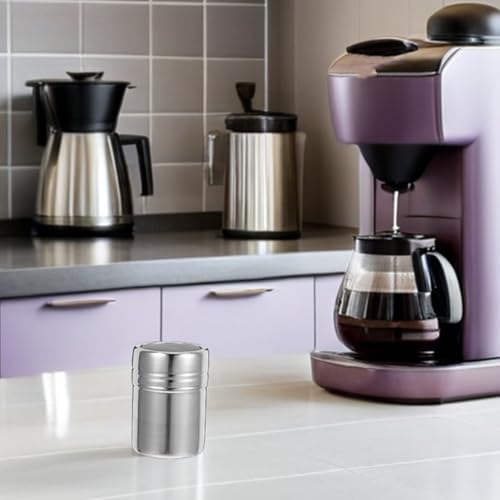 ABOOFAN Stainless Steel Sugar Powder Shaker with Lid Fine Mesh 2.75 in - size: 7.00X5.00X5.00CM