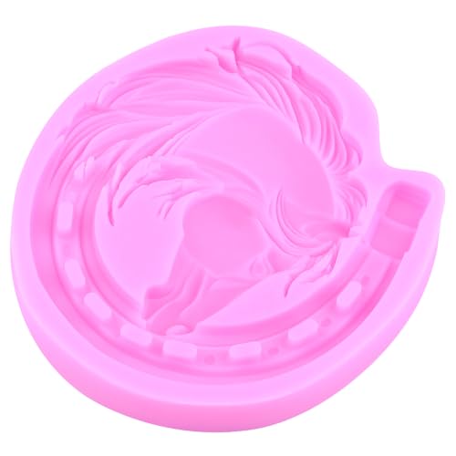 Horseshoe Fondant Mold Horse Silicone Molds Set Of 2 - color: Style J