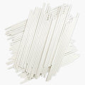 150 Count 4 INCH White Paper Lollipop Sticks,Cake Pop Sticks,Sucker Sticks for Cookies,Rainbow Candy,Chocolate,Cake Topper(Dia 3.5mm) - size: 4 Inch (Pack of 150)