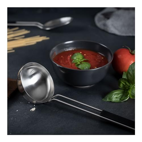 Kuhn Rikon Essential Ladle – Stainless Steel Bowl with Comfortable Handle for Serving Soups, Stews & Sauces - style: Ladle