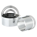 Biscuit Cutter Set, 5 Pack Round Cookie Cutters with Handle for Baking