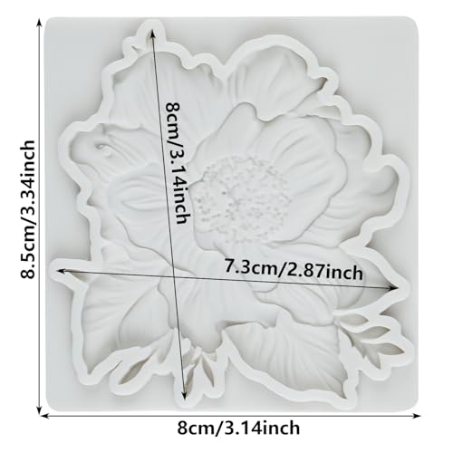 Flower Silicone Mold Magnolia Flower Fondant Molds - color: Style 47