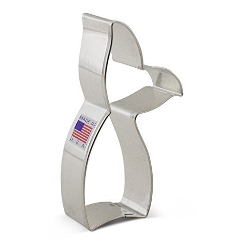 Ann Clark Mermaid Tail Cookie Cutter, Large 4-1/4" Made in USA - style: Mermaid Tail