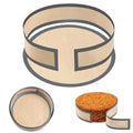 Non Sick Silicone Baking Mat for Springform Pan 9 inch, Prevent cake from Sticking to Bottom and Side, Easy Clean Silicone mat for Cheesecake Pan