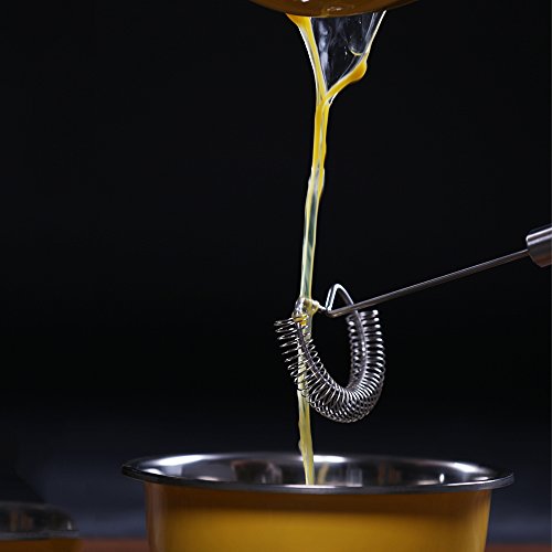 Whisk,Spiral Whisks Egg Beater for Blending Mixing Stirring, Non-Stick Stainless Steel Whisk,11.2 inch - size: Spiral Whisk