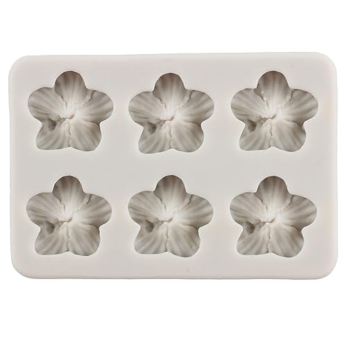 Flower Silicone Mold Hibiscus Flower Fondant Molds - color: Style F
