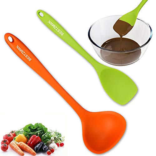 Kitchen Utensil Set - 11 Cooking Utensils - Colorful Silicone Kitchen Utensils - Nonstick Cookware with Spatula Set - Colored Best Kitchen Tools Kitchen Gadgets(Multi) - color: Multicolor