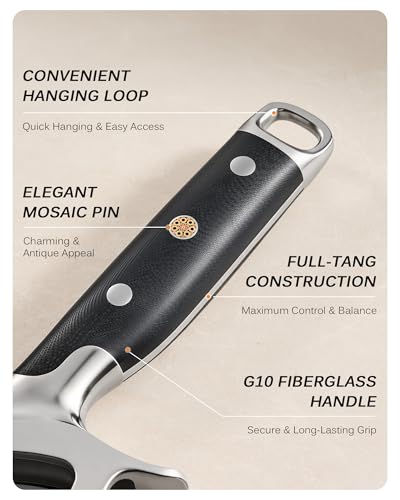 KYOKU 4in Pizza Cutter, Detachable High Carbon Steel Wheel with Blade Cover - size: Pizza Cutter with Blade Cover