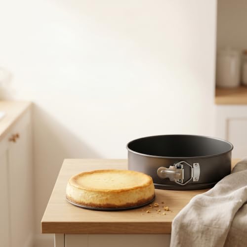 3 Pcs 9" Springform Cake Pans, Round Cheesecake Pan with Removable Bottom - size: 9 Inch