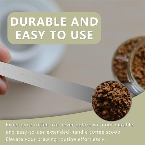 2PCS Extra Long Handle Coffee Scoop, 1Tbsp(15ml) Measuring Spoon - size: 1tbsp
