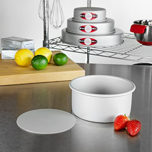 Fat Daddio's PCC-103 Anodized Aluminum Round Cheesecake Pan, 10 x 3 Inch - size: 10 x 3 Inch, style: 3" Depth