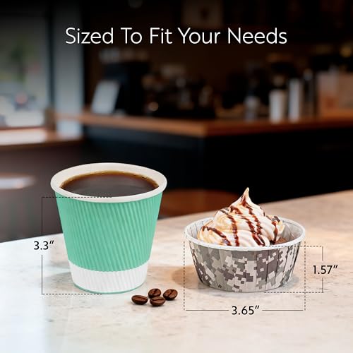 Restaurantware 5 oz Round Camouflage Paper Large Baking Cup, 200 Pack - color: Camouflage, size: Large