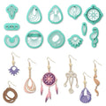 ORIGACH 12 Pcs Boho Knot Macrame Polymer Clay Cutters Set - style: Boho Knot Macrame