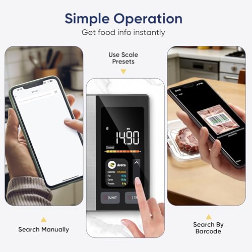 Smart Food Scale with Nutritional Calculator, Free APP with 24 Nutrients