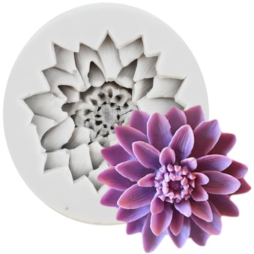 Flower Silicone Molds Daisy Flower Fondant Silicone Molds - color: Style B