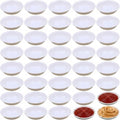 Angoily 40Pcs Soy Sauce Dish, Unbreakable Plastic Soy Sauce Bowls, 2 Oz - color: 40 Pcs