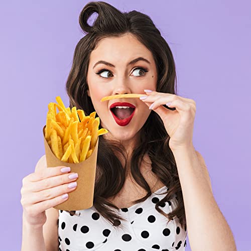 Honeydak 150 Pcs Charcuterie Cups French Fry Paper Holder Bulk 14oz