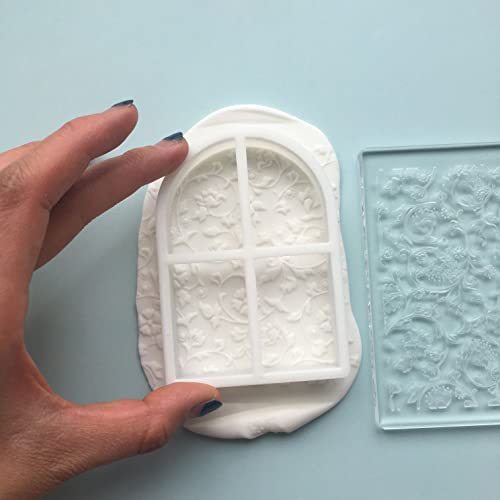 Flower Leaf Cookie Fondant Stamp Fondant Embosser Cookie Stamp (DESIGN 5) - color: DESIGN 5