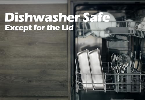 Leonyo Non-Toxic 8x8 Stainless Steel Square Cake Baking Pan With Lid,2 Pack - size: 8x8IN