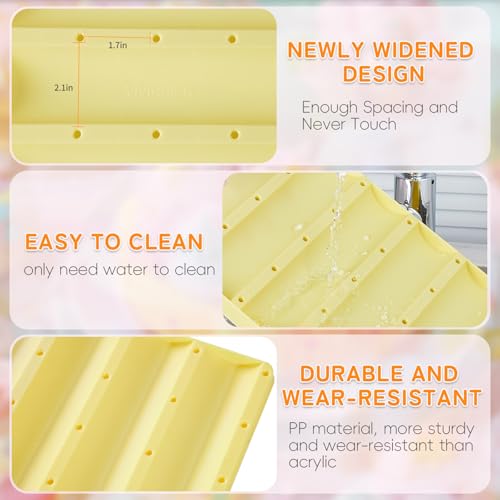 VIVIRBIEN Yellow Cake Pop Stand, 30 Holes Lollipop Display Holder Kit - color: yellow