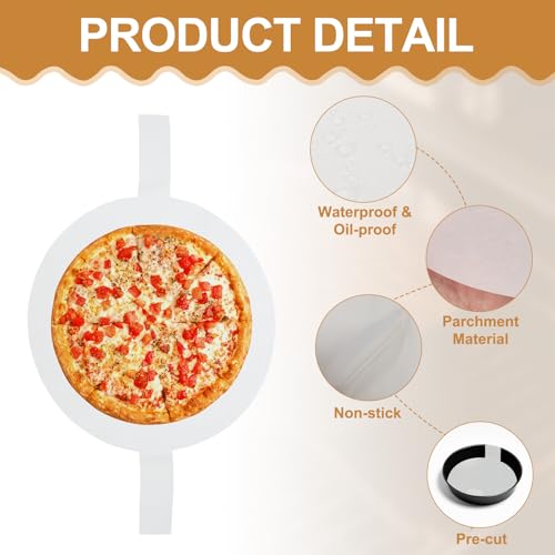 uxcell Round Parchment Paper Non Stick Circle Baking Sheets 4 Inch - size: 4 Inch