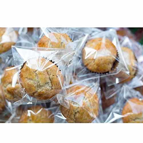 Morepack 4x6 In Cookie Bags Clear Self Sealing Cellophane Treat Bags 100Pcs