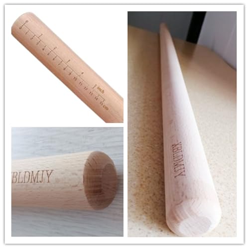 Extra Long Pasta Rolling Pin，39.37×1.38inch/100×3.5cm - size: 39.37x1.38 in