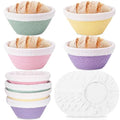 4 Pcs Round Banneton Bread Proofing Basket, 5 Inch - size: 5 Inch